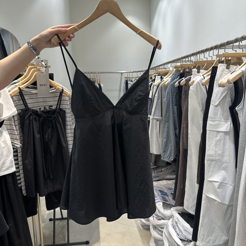 W.FATAL韓國㊣直郵東大門代購女裝新品休閑吊帶背心不含內搭W.FATAL吊帶/背心圖色2