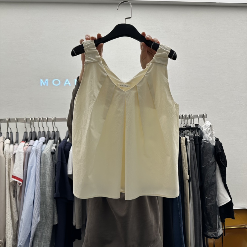 MOANA韓國㊣直郵東大門代購女裝新品時尚熱賣休閑25春夏吊帶背心MOANA吊帶/背心圖色2