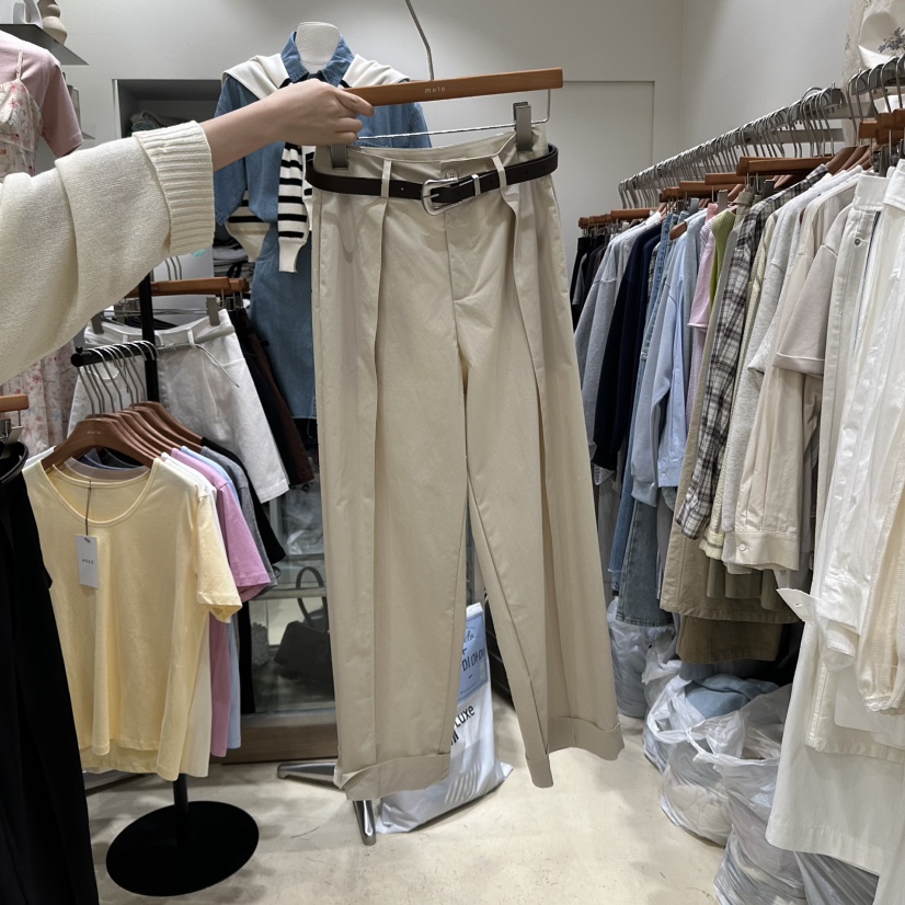 MELO韓國直郵㊣東大門實拍女裝新款熱賣25春夏推薦人氣休閑褲MELO休閑褲