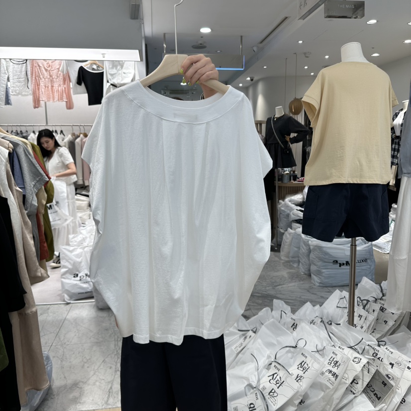 REVE-L韓國直郵㊣女裝新品熱賣人氣休閑25春夏時尚推薦T恤REVE-LT恤