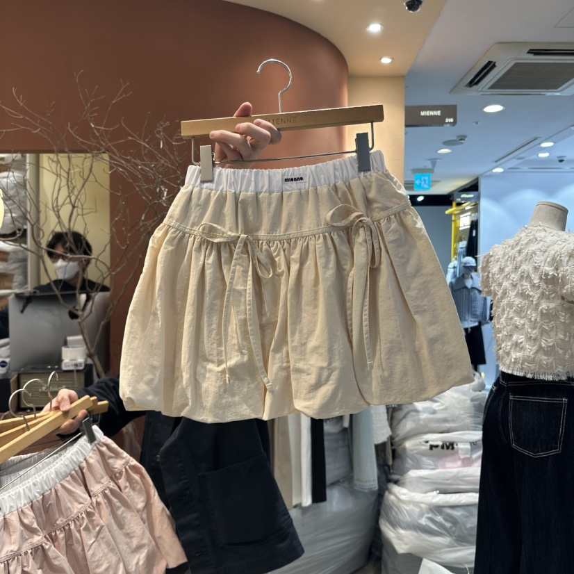MIENNE韓國㊣直郵東大門代購女裝新款休閑25春夏時尚熱賣短裙MIENNE短裙圖色3