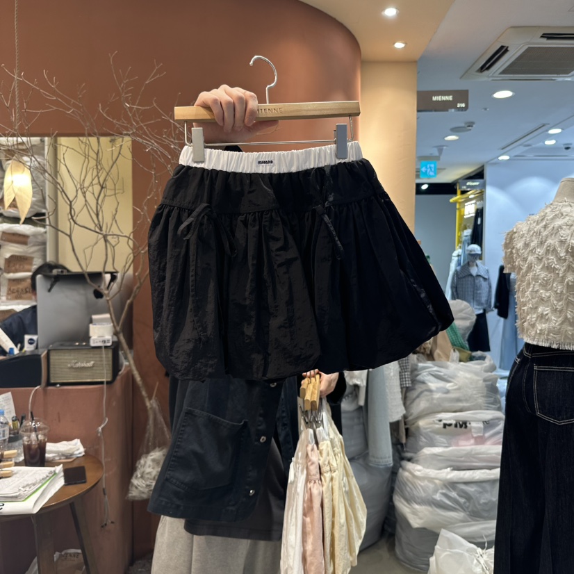 MIENNE韓國㊣直郵東大門代購女裝新款休閑25春夏時尚熱賣短裙MIENNE短裙圖色4