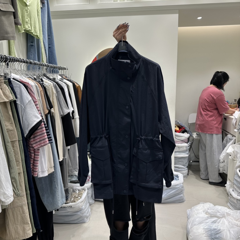 AT THE END直郵韓國代購㊣女裝新款時尚休閑25春夏推薦夾克AT THE END夾克圖色3