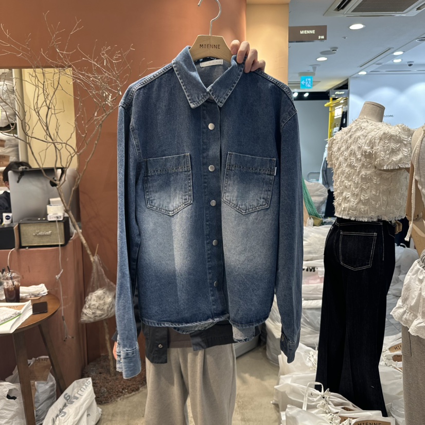 MIENNE韓國直郵㊣東大門實拍女裝新款25春夏推薦襯衫蕾絲衫MIENNE襯衫/蕾絲衫
