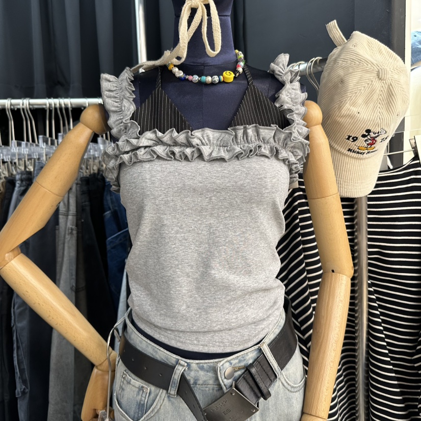 MOMAZU韓國直郵㊣女裝新款熱賣人氣休閑25春夏時尚吊帶背心MOMAZU吊帶/背心