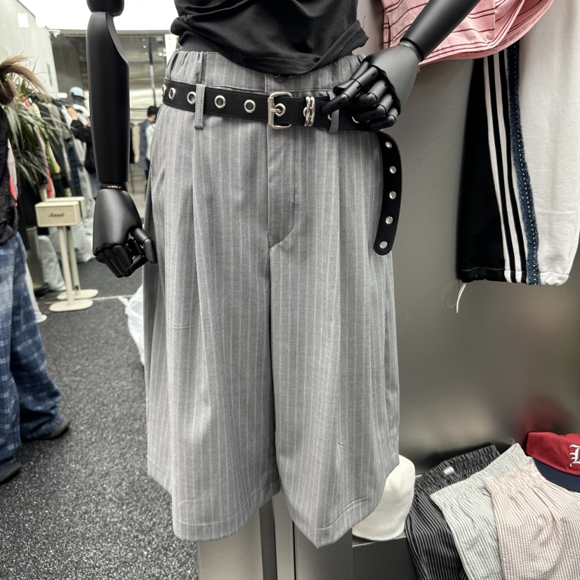 NUEUN韓國㊣直郵東大門代購女裝新款人氣休閑推薦25春夏短褲腰帶NUEUN/SEEOT短褲