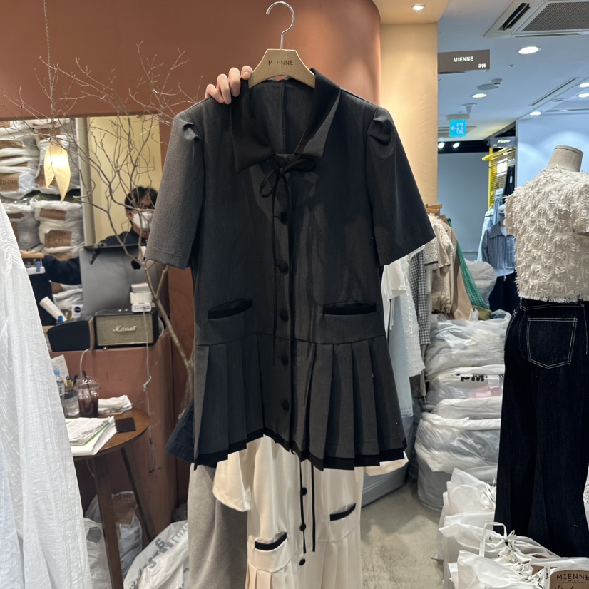 MIENNE直郵韓國代購㊣女裝新款推薦熱賣時尚25春夏休閑連衣裙MIENNE連衣裙圖色2