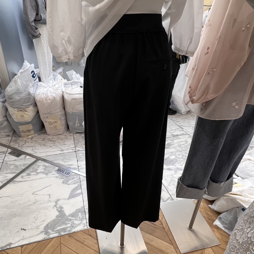 LOGARDEN直郵韓國代購㊣女裝新品人氣推薦25春夏休閑褲短款LO GARDEN休閑褲