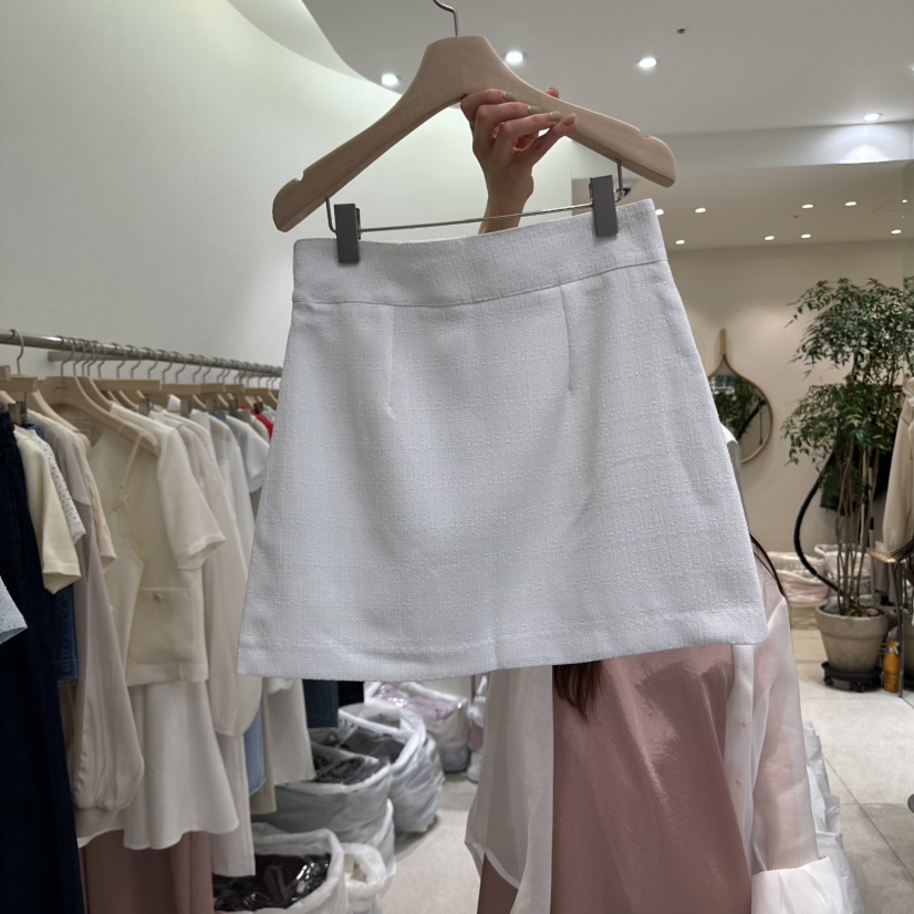 GRACIA韓國㊣直郵東大門代購女裝新款時尚休閑人氣短裙紐扣GRACIA短裙