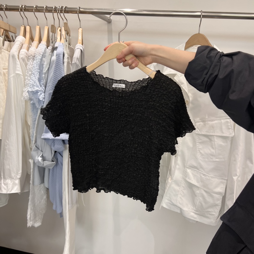 TAFFETA直郵韓國代購㊣女裝新品推薦25春夏熱賣人氣時尚T恤TAFFETAT恤圖色2