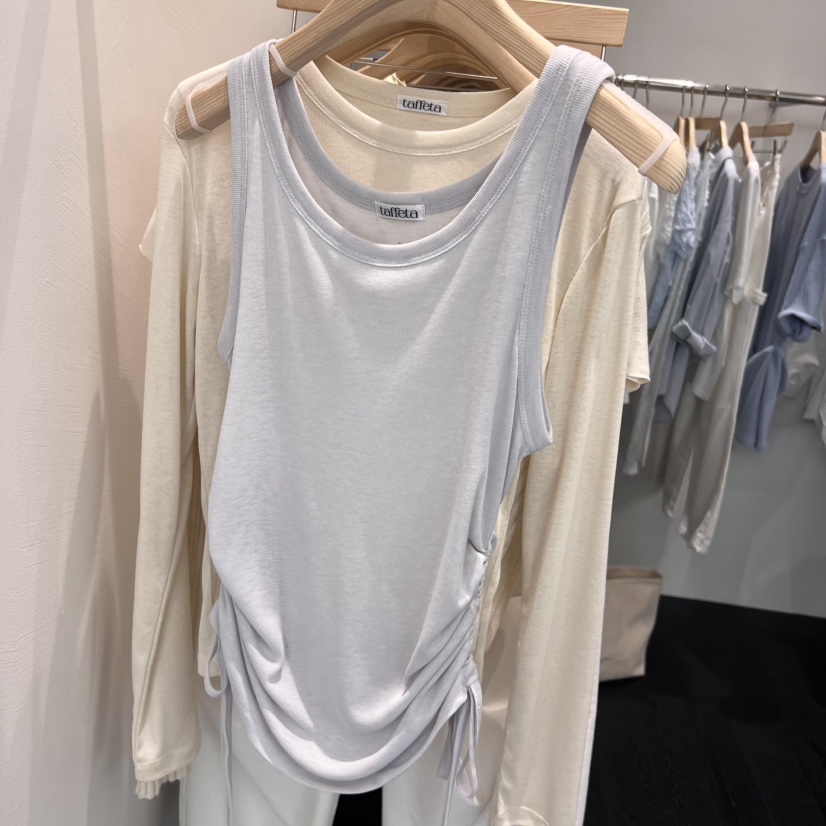 TAFFETA韓國㊣直郵東大門代購女裝新品熱賣人氣時尚吊帶背心TAFFETA吊帶/背心圖色2