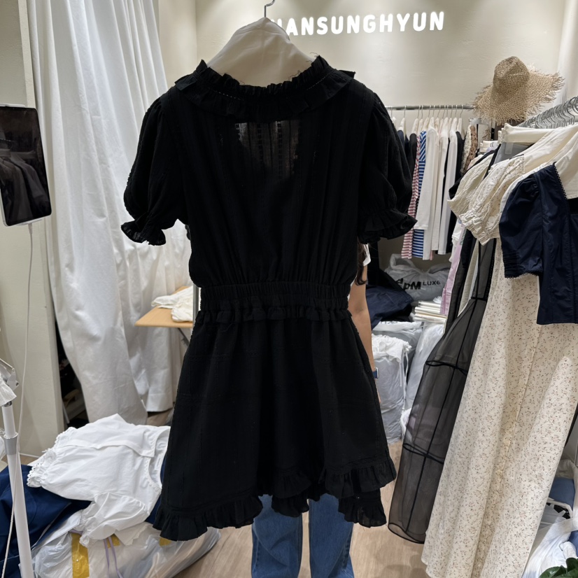 HANSUNGHYUN韓國直郵㊣女裝新款休閑推薦人氣25春夏時尚連衣裙HANSUNGHYUN連衣裙