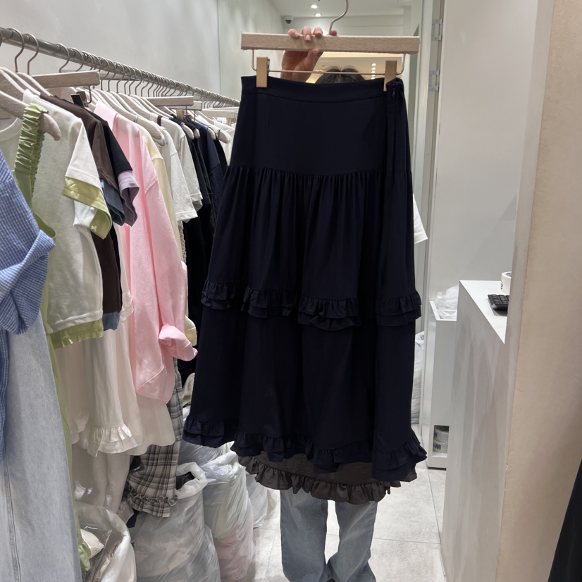 ASOME韓國直郵㊣女裝新品推薦人氣25春夏休閑時尚半身裙中短裙A.SOME半身裙/中短裙圖色2