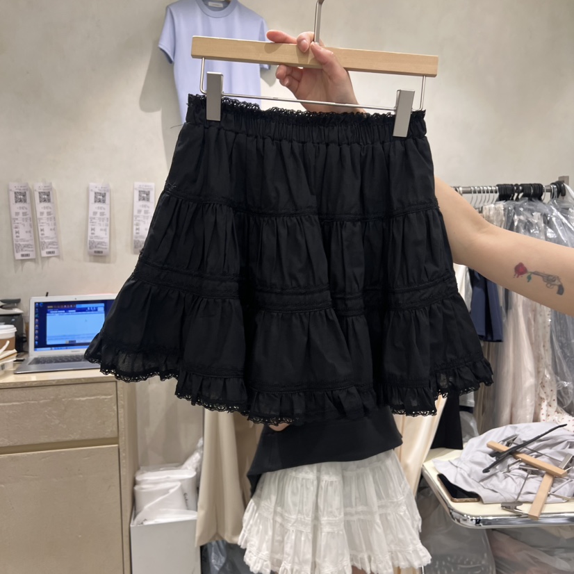 SALONDEMAG韓國㊣直郵東大門代購女裝新品25春夏熱賣時尚短裙SALONDEMAG短裙