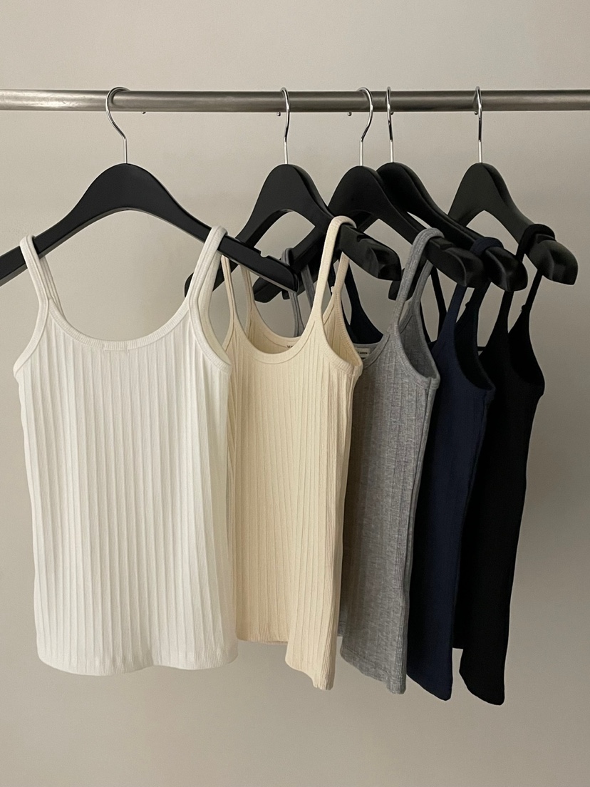 LA MUETTE/JAMIESTONE韓國㊣直郵東大門代購女裝新品休閑吊帶背心LA MUETTE/JAMIESTONE吊帶/背心