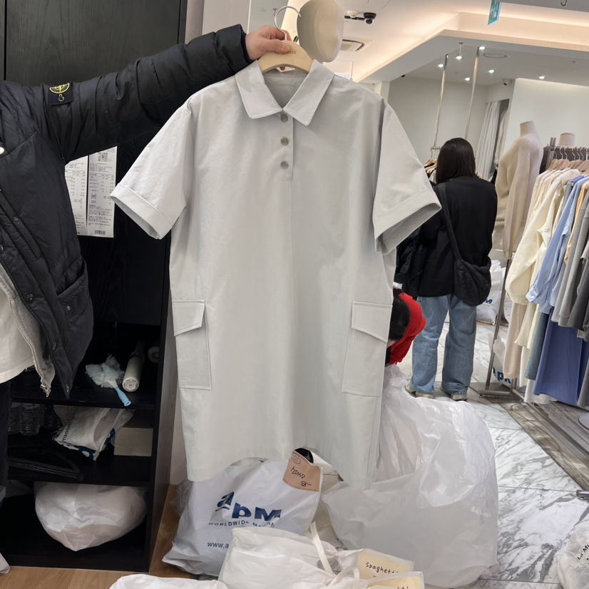 SPAGHETTI韓國直郵㊣東大門實拍女裝新品時尚熱賣休閑連衣裙spaghetti連衣裙圖色2