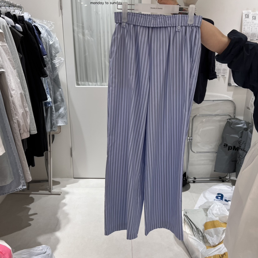MONDAY TO SUNDAY韓國直郵㊣東大門實拍女裝新品熱賣休閑褲MONDAY TO SUNDAY休閑褲圖色2