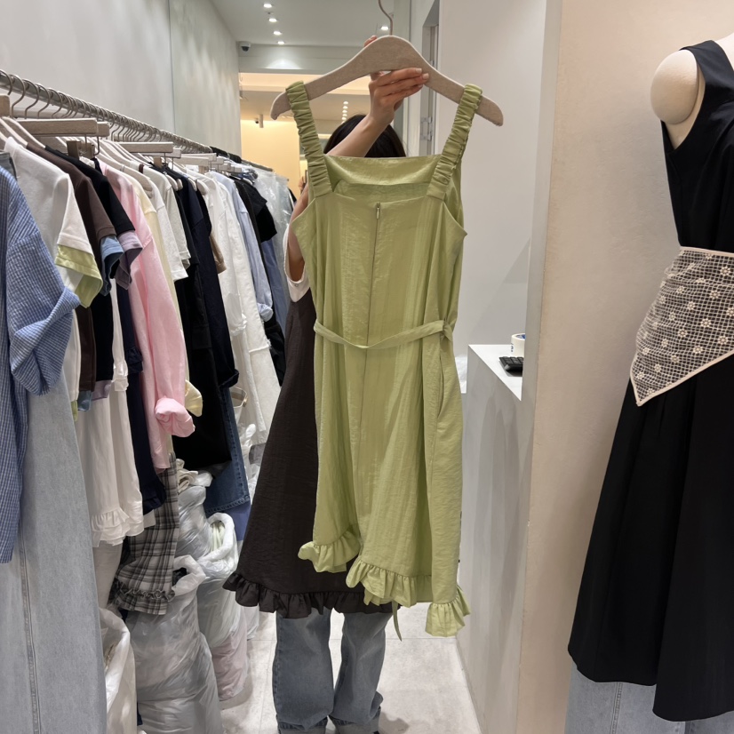 ASOME韓國直郵㊣女裝新款25春夏時尚熱賣推薦人氣休閑連衣裙A.SOME連衣裙