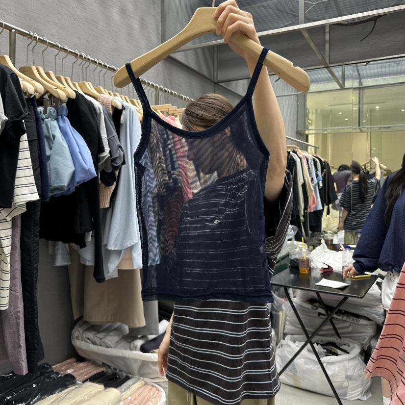 UOOV韓國直郵㊣東大門實拍女裝新款25春夏人氣休閑吊帶背心UOOV吊帶/背心