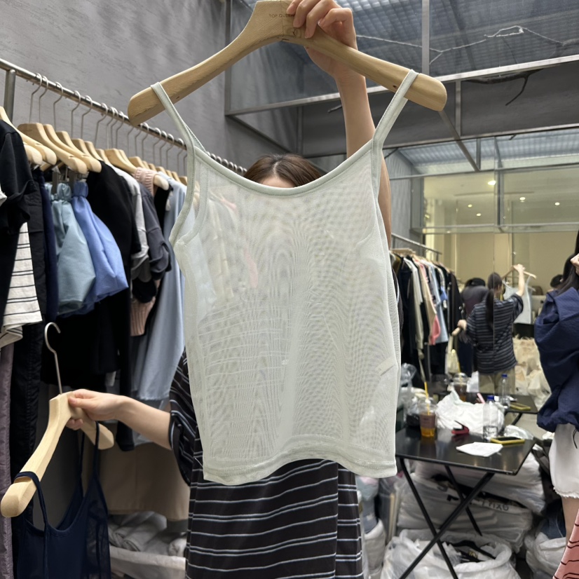 UOOV韓國直郵㊣東大門實拍女裝新款25春夏人氣休閑吊帶背心UOOV吊帶/背心圖色2