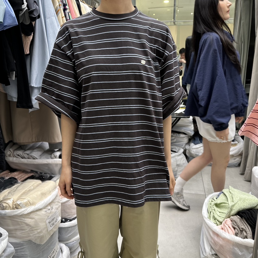 UOOV直郵韓國代購㊣女裝新款熱賣人氣時尚推薦25春夏休閑T恤UOOVT恤圖色2