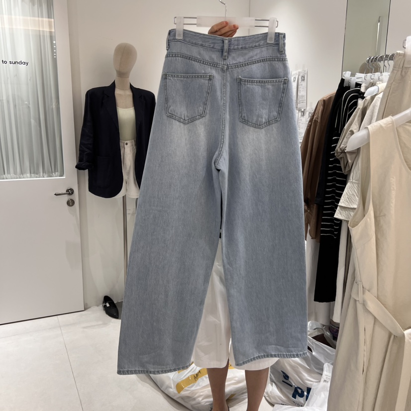 MONDAY TO SUNDAY韓國㊣直郵東大門代購女裝新品熱賣牛仔褲MONDAY TO SUNDAY牛仔褲