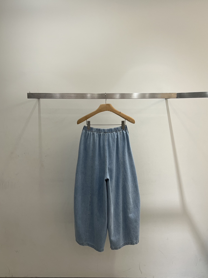 ONESTASTE韓國直郵㊣女裝新品熱賣人氣25春夏休閑牛仔褲條紋TASTE/ONESTASTE牛仔褲