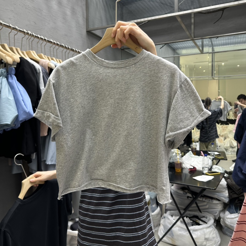 UOOV韓國直郵㊣東大門實拍女裝新款休閑時尚推薦25春夏熱賣T恤UOOVT恤圖色6