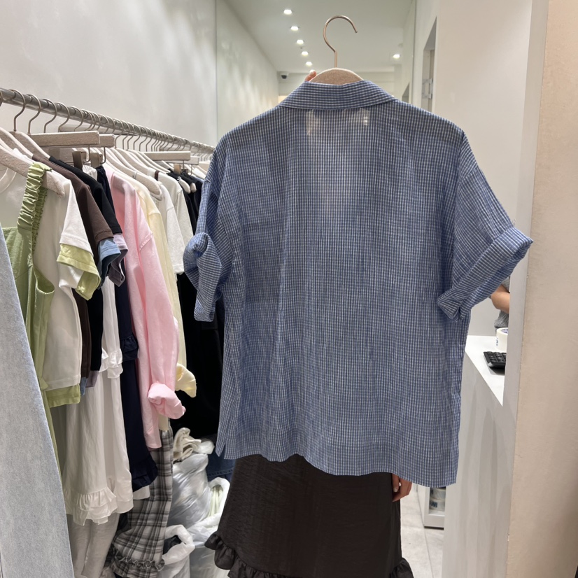 ASOME直郵韓國代購㊣女裝新款熱賣25春夏推薦時尚襯衫蕾絲衫A.SOME襯衫/蕾絲衫