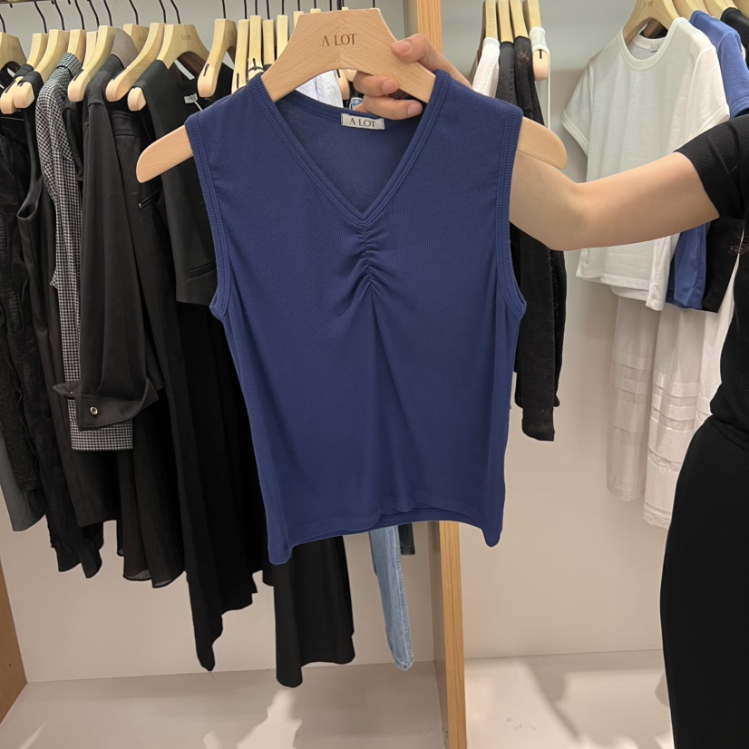 ALOT韓國直郵㊣東大門實拍女裝新品25春夏時尚熱賣吊帶背心A LOT吊帶/背心圖色3