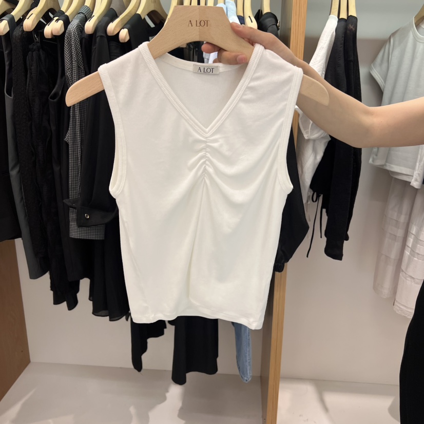 ALOT韓國直郵㊣東大門實拍女裝新品25春夏時尚熱賣吊帶背心A LOT吊帶/背心圖色4