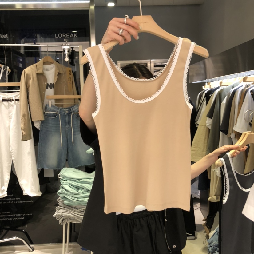BANY ANCO韓國直郵㊣女裝新品人氣時尚休閑熱賣25春夏吊帶背心BANY ANCO吊帶/背心圖色2