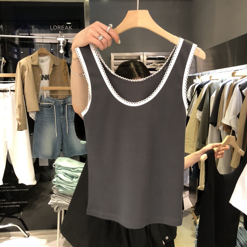 BANY ANCO韓國直郵㊣女裝新品人氣時尚休閑熱賣25春夏吊帶背心BANY ANCO吊帶/背心圖色3