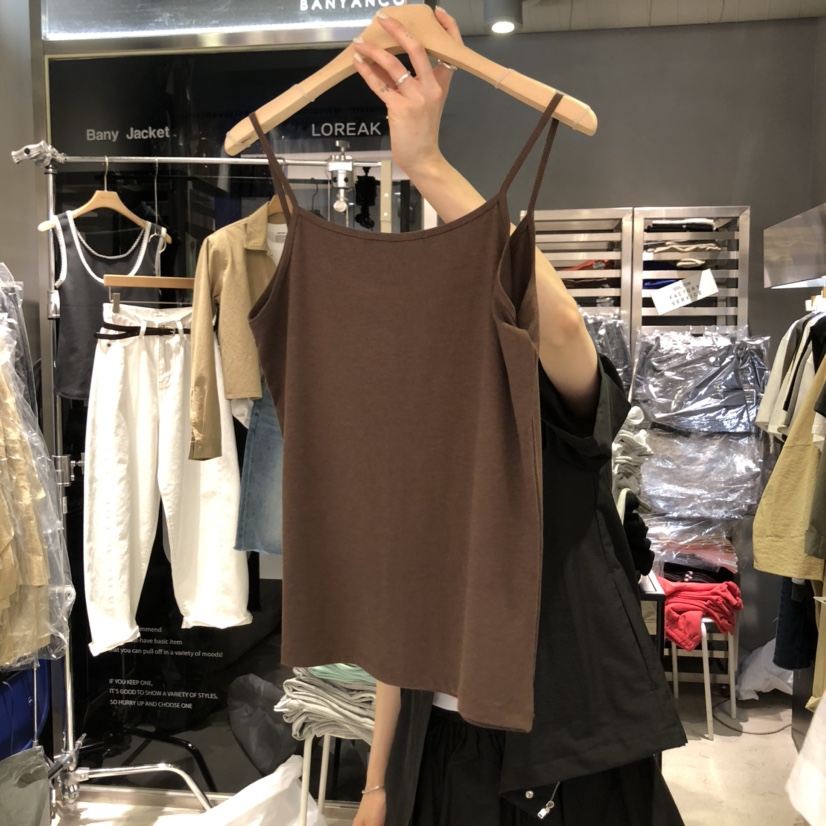 BANY ANCO韓國㊣直郵東大門代購女裝新款時尚熱賣吊帶背心BANY ANCO吊帶/背心