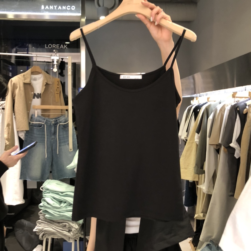 BANY ANCO韓國㊣直郵東大門代購女裝新款時尚熱賣吊帶背心BANY ANCO吊帶/背心圖色4