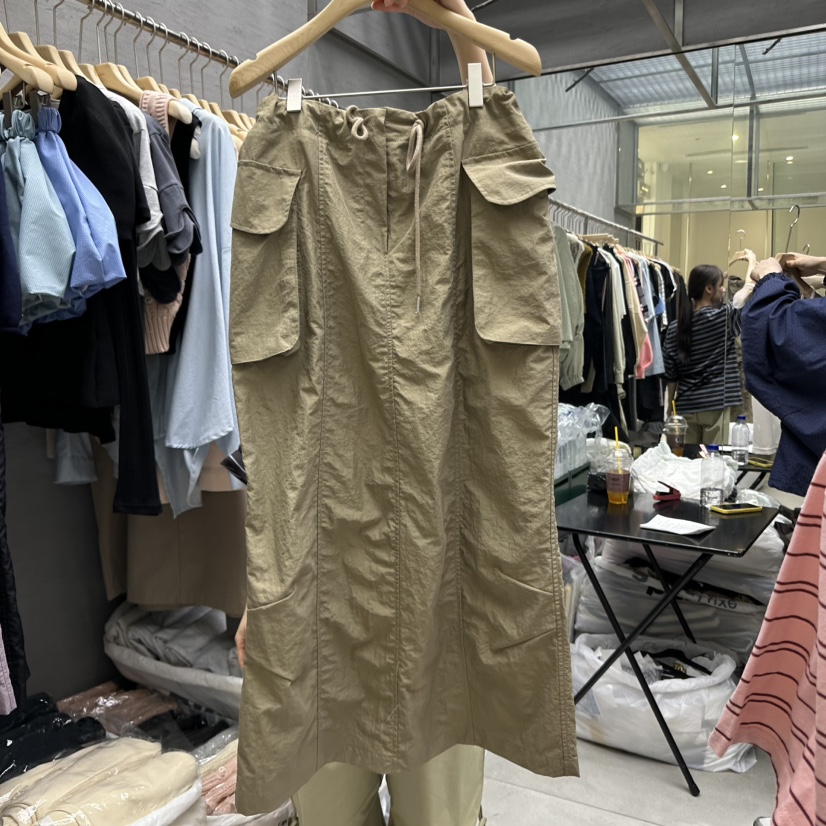 UOOV直郵韓國代購㊣女裝新品時尚25春夏熱賣休閑推薦人氣長裙UOOV長裙