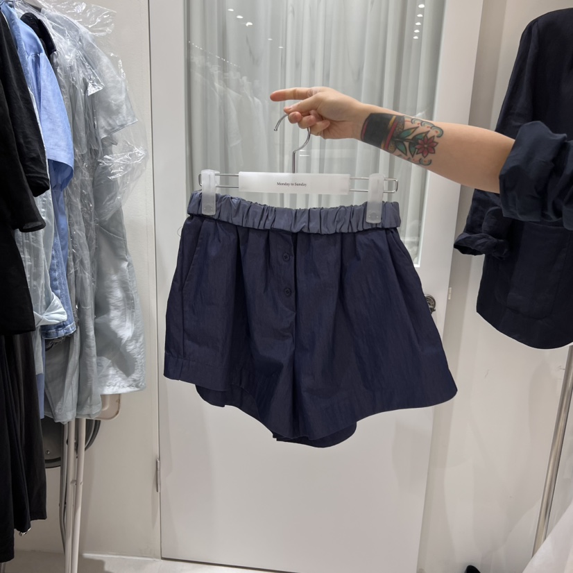 MONDAY TO SUNDAY直郵韓國代購㊣女裝新品人氣推薦時尚短褲MONDAY TO SUNDAY短褲圖色3