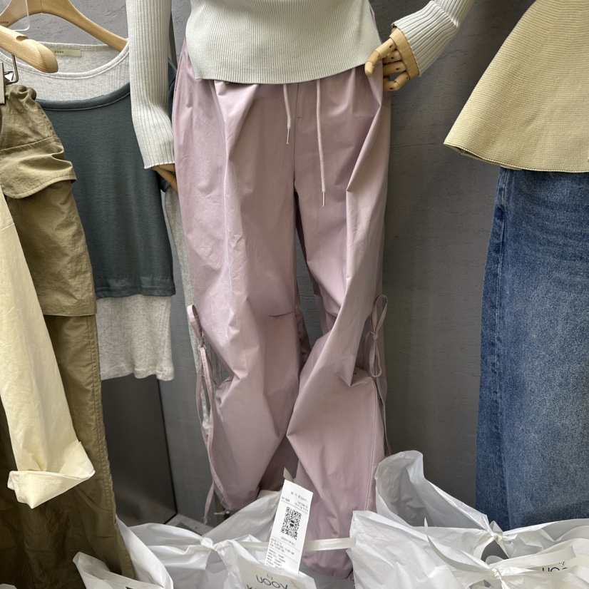 UOOV直郵韓國代購㊣女裝新品25春夏推薦休閑熱賣時尚休閑褲UOOV休閑褲圖色2