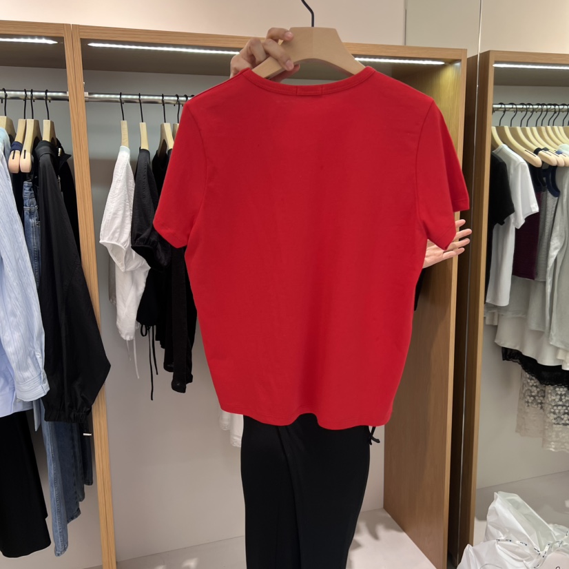 ALOT韓國直郵㊣東大門實拍女裝新品熱賣推薦休閑25春夏時尚T恤A LOTT恤
