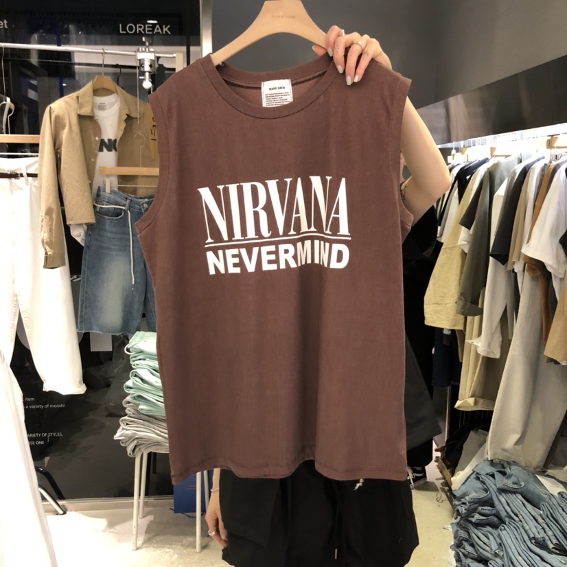 BANY ANCO直郵韓國代購㊣女裝新品熱賣推薦時尚25春夏吊帶背心BANY ANCO吊帶/背心圖色3