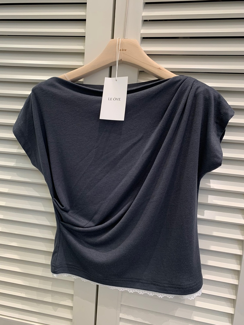 LE OVE/VERDI直郵韓國代購㊣女裝新品推薦熱賣休閑25春夏T恤LE OVE/VERDIT恤圖色4