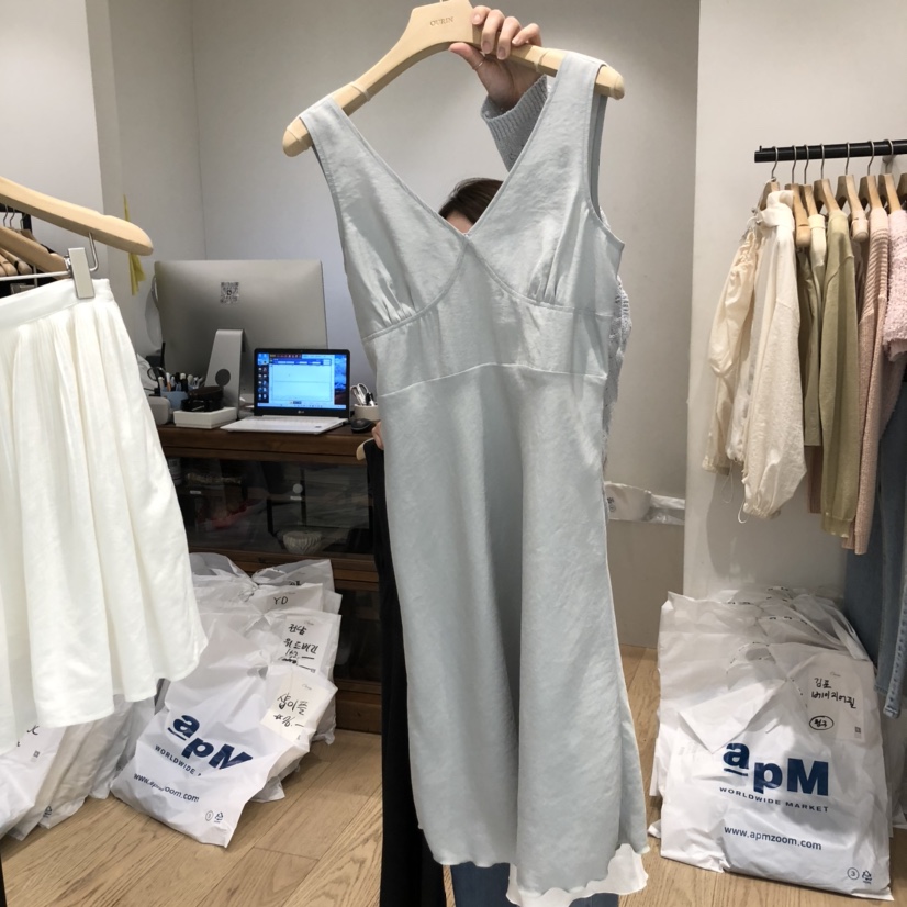 OURIN韓國㊣直郵東大門代購女裝新品推薦25春夏人氣時尚連衣裙OURIN連衣裙