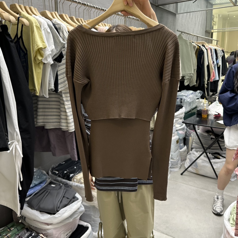 UOOV直郵韓國代購㊣女裝新款休閑25春夏人氣時尚推薦熱賣套裝UOOV套裝