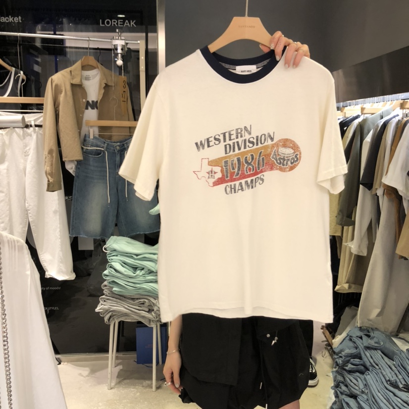 BANY ANCO韓國㊣直郵東大門代購女裝新品熱賣推薦時尚人氣T恤BANY ANCOT恤圖色2