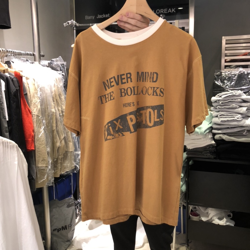 BANY ANCO韓國直郵㊣東大門實拍女裝新品25春夏時尚熱賣T恤BANY ANCOT恤圖色4