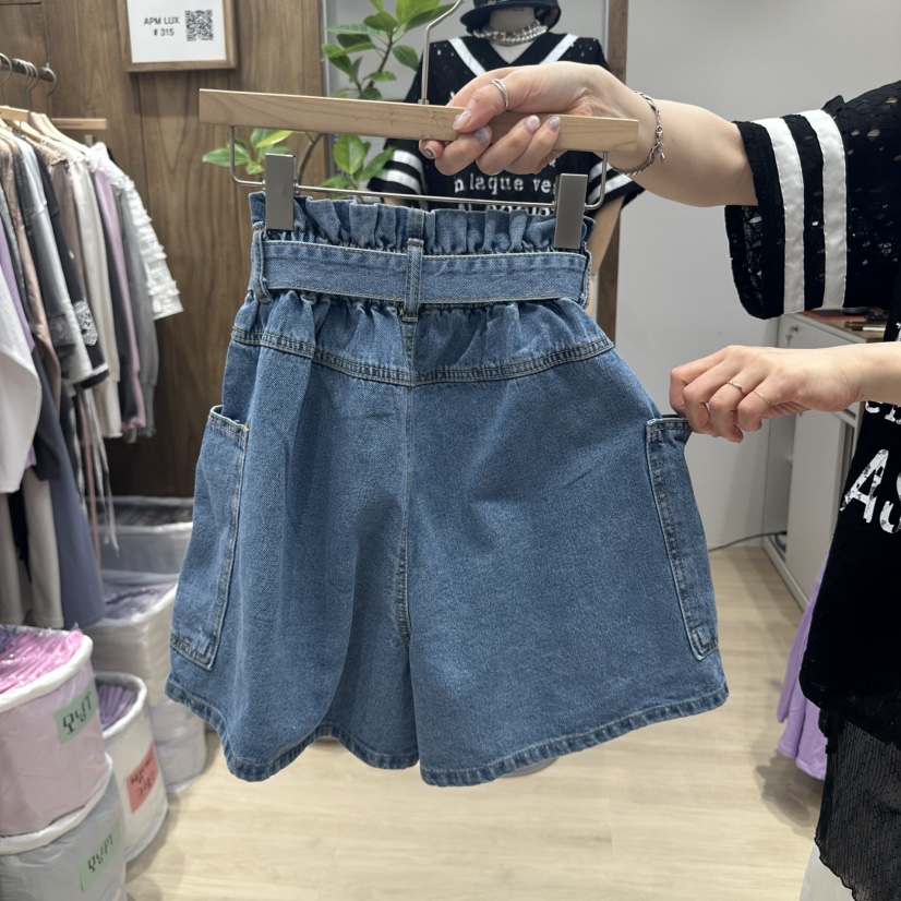 MARI CO韓國直郵㊣女裝新品熱賣休閑推薦25春夏短褲含腰帶短款MARI CO短褲