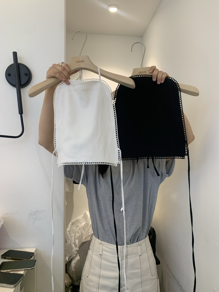 OUVIR直郵韓國代購㊣女裝新品推薦時尚25春夏人氣吊帶背心蕾絲O.V.R/OUVIR吊帶/背心