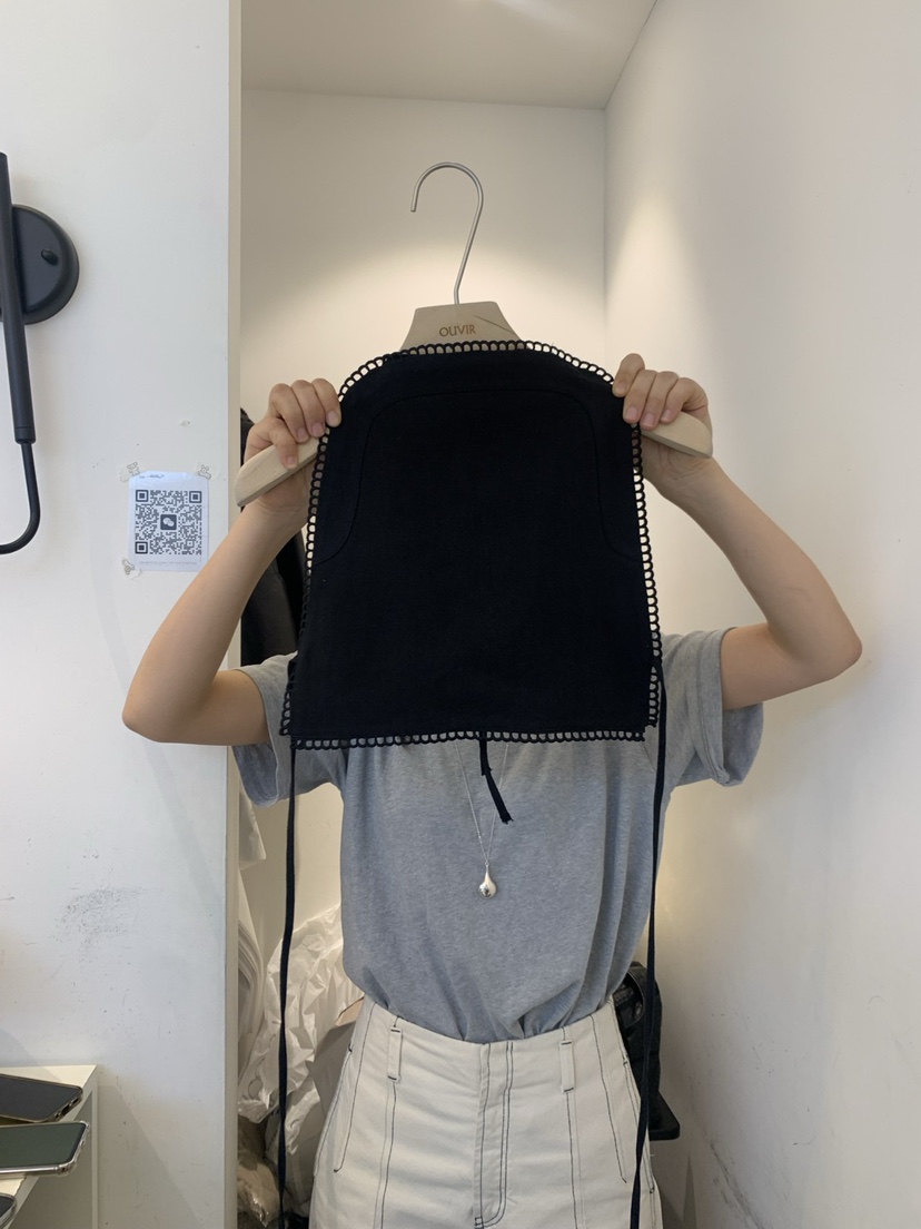 OUVIR直郵韓國代購㊣女裝新品推薦時尚25春夏人氣吊帶背心蕾絲O.V.R/OUVIR吊帶/背心圖色2