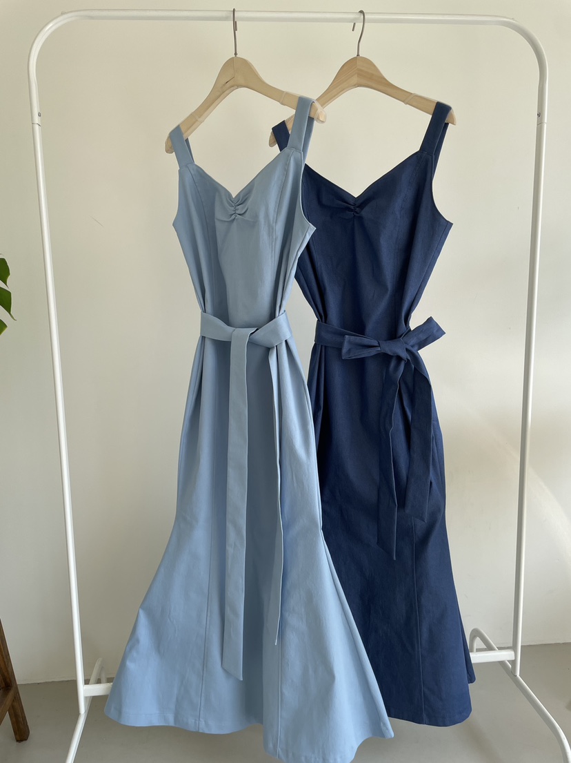 JOURNEY直郵韓國代購㊣女裝新品熱賣25春夏推薦連衣裙含腰帶JOURNEY連衣裙
