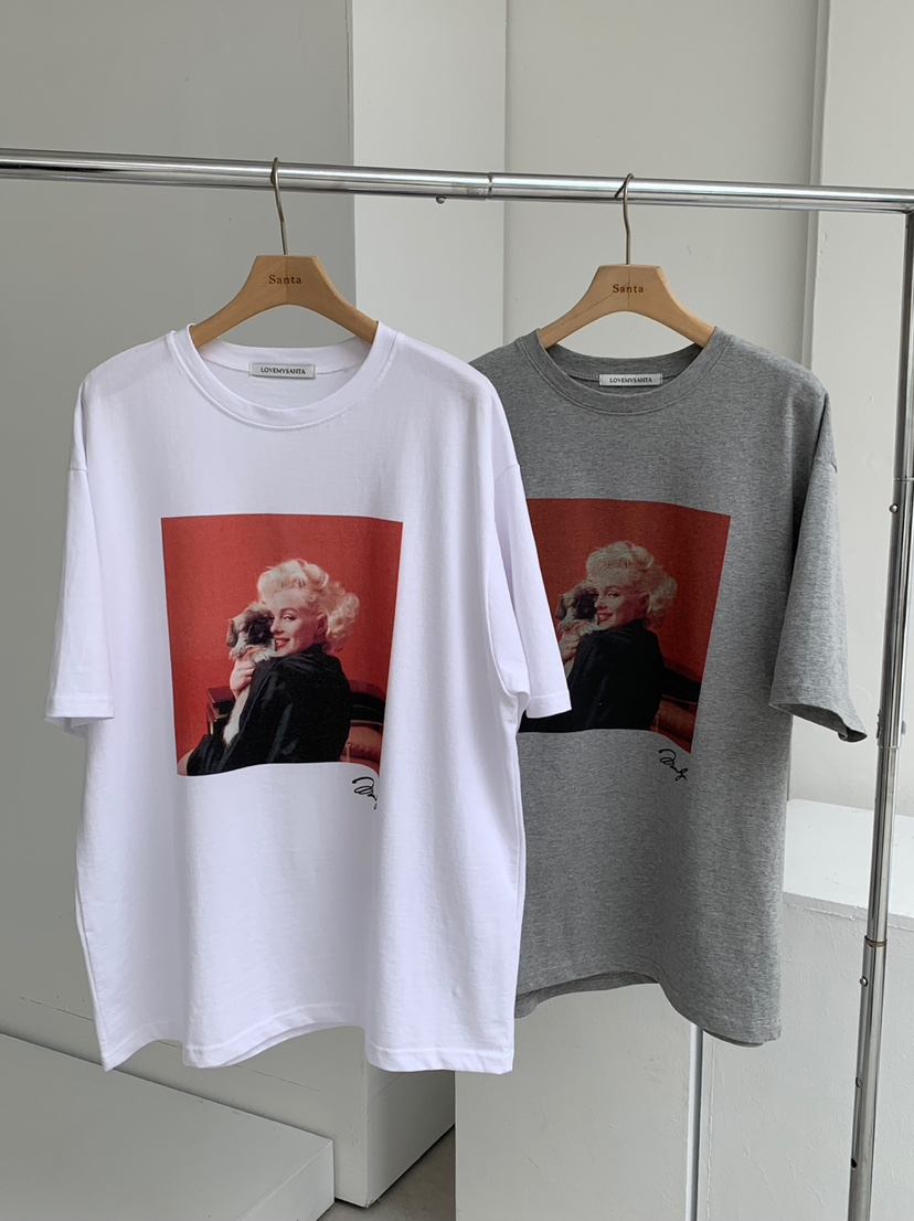 LOVE MY SANTA直郵韓國代購㊣女裝新款人氣熱賣休閑25春夏T恤Santa/LOVE MY SANTAT恤